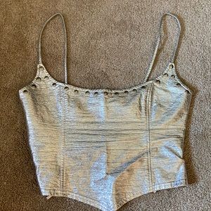 Lip Service Silver Halter